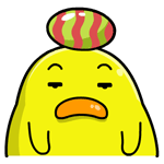 王小鸭QQ表情包_顶了个蛋