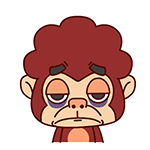 疲倦猴表情帝QQ表情包_乐