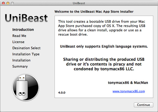 UniBeast 5.0.1 官方免费版