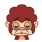 疲倦猴表情帝QQ表情包_凶