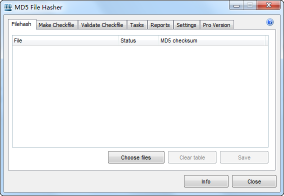 MD5 File Hasher工具 MD5 File Hasher