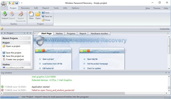 Passcape Wireless Password Recovery(网络密码工具)v6.1.5.659免费版