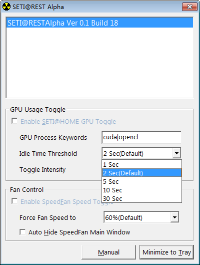 SETI@REST Alpha(GPU使用率调节软件)v0.1.18绿色版