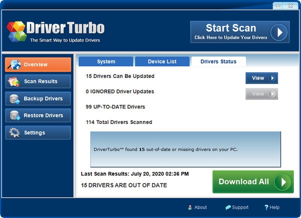 DriverTurbo(驱动管理软件)v3.7.0.0官方版