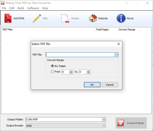 Weeny Free PDF to Text Converter(PDF转TXT转换器)v1.3官方版
