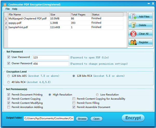 Coolmuster PDF Encrypter文件加密官方版