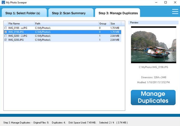 My Photo Sweeper(重复照片清理工具)v1.0官方版