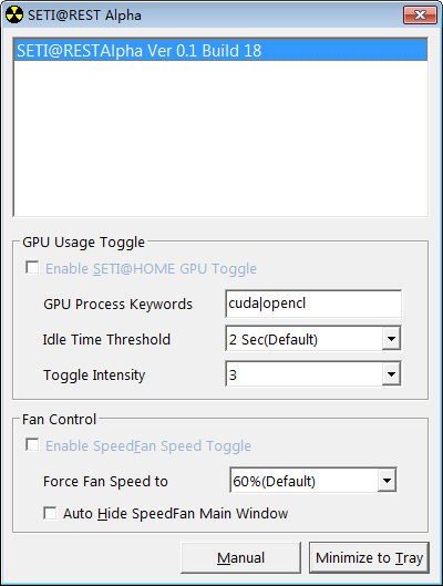 SETI@REST Alpha(GPU使用率调节软件)v0.1.18绿色版