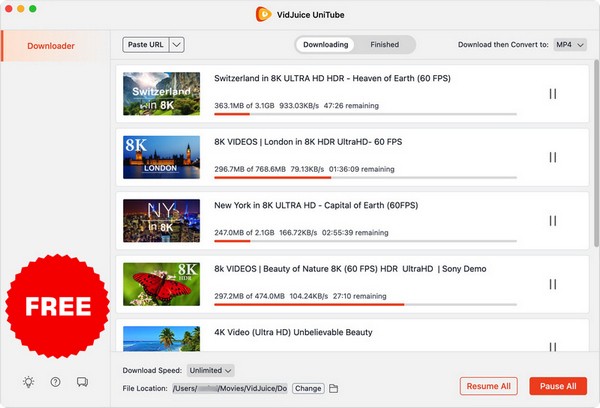 VidJuice UniTube(视频下载器)v3.7.5官方版