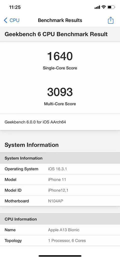 Geekbench6 ios版