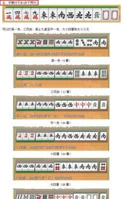 《雍正麻将游戏攻略大揭秘》（解密麻将玩家必备的技巧和策略，助你成为顶级高手！）