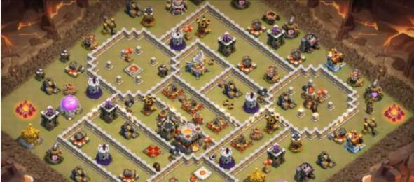 《部落冲突》游戏最强布阵图片2023（打造最团，统一全球部落）