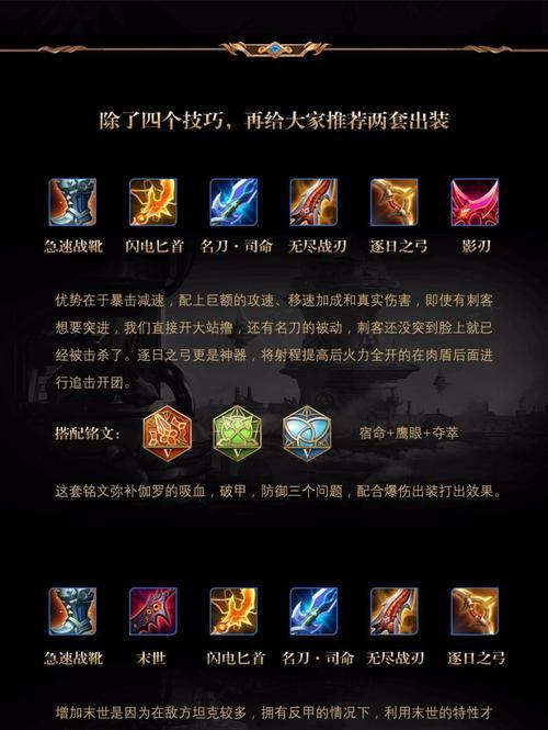 暴力射手出装攻略（挑战极限输出，尽显射手本色）