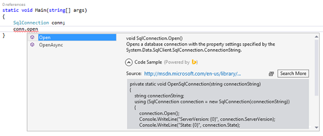 Visual Studio API智能提示使用方法详细介绍