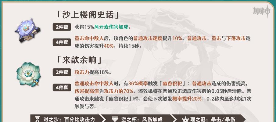 《原神》流浪者天赋升级材料一览！（所有天赋升级材料详解，让你的流浪者更加强大！）