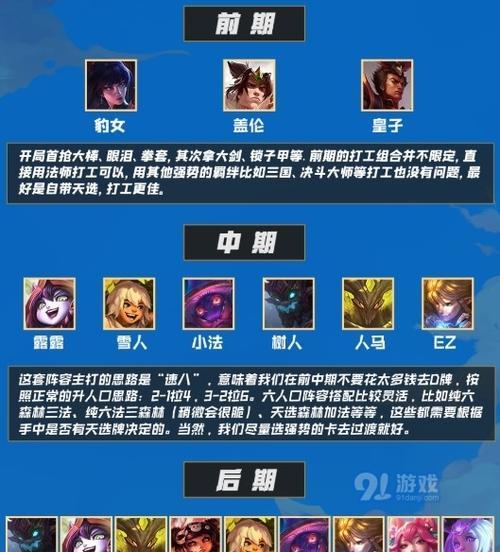 贵族剑士流玩法介绍（云顶之弈中如何打造强力贵族剑士阵容）