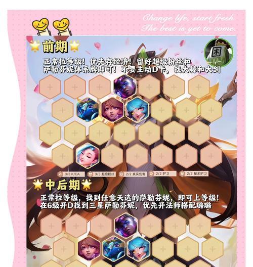 云顶之弈手游阵容搭配攻略（超详细15个段落教你轻松上分，）