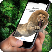 狮子在屏幕上可怕的笑话