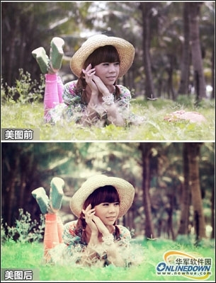 美图秀秀打造糖果色写真 三联