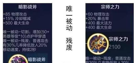 宗师低端局教学出装攻略（游戏玩家必读，宗师排位出装攻略大揭秘！）