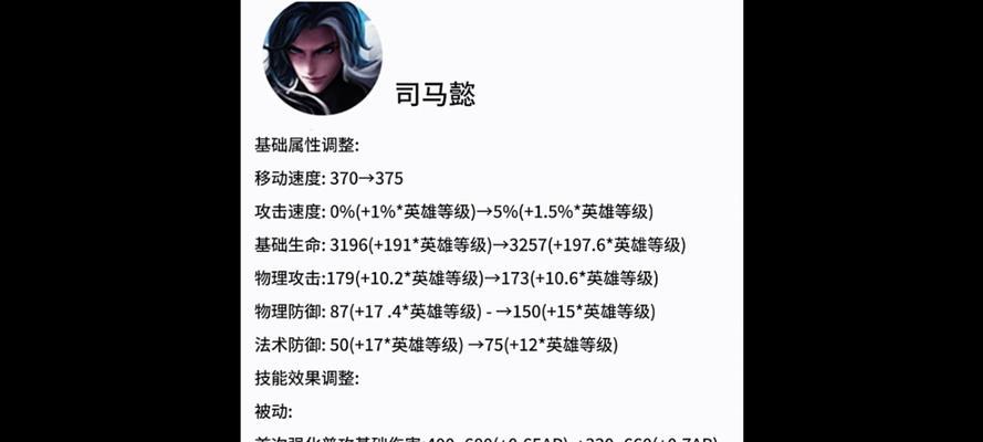 《狡诈如龙，智勇无双——司马懿技能出装攻略》（掌握关键技能，打造无敌智囊军/）