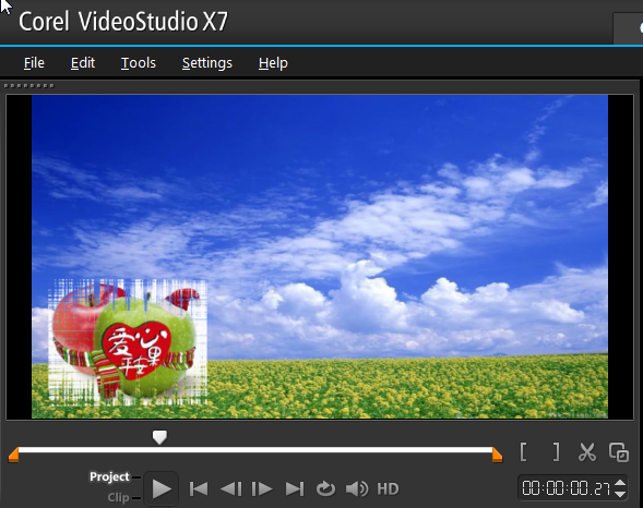 会声会影x7让图像沿着特定轨迹运动的教程