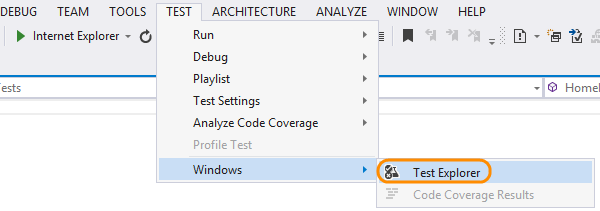 Visual运行单元测试的图文教程