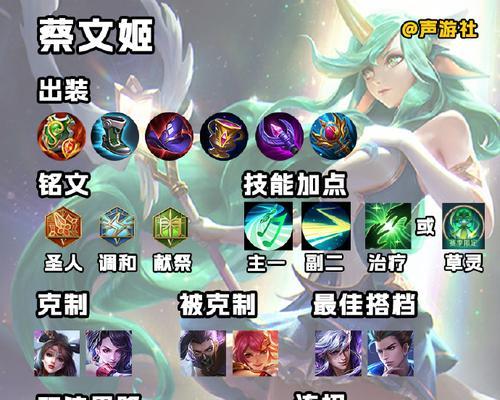 白起蔡文姬装备出装攻略（白起蔡文姬出装选择与技巧）