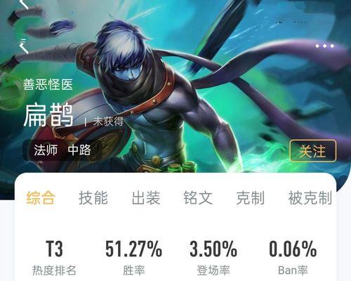 扁鹊英雄技能加点攻略（通过合理加点策略，解析扁鹊技能搭配，提升游戏胜率）