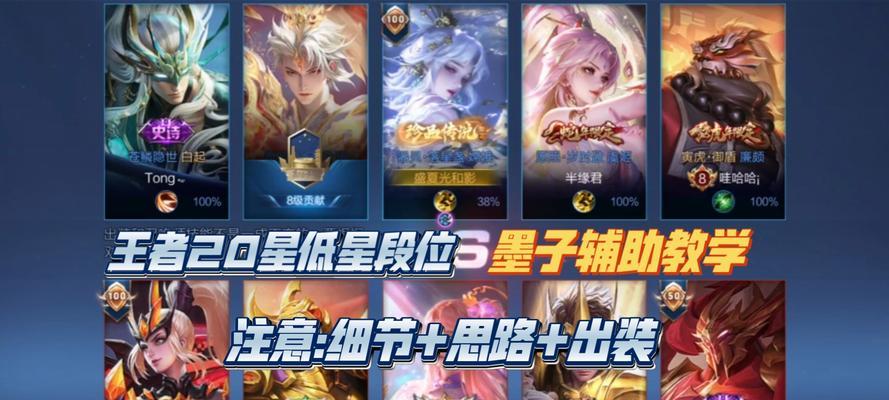 墨子铭文出装及攻略（打造无懈可击的墨子，助你在战场中称霸）