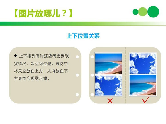 PPT排版技巧:上下排放规则