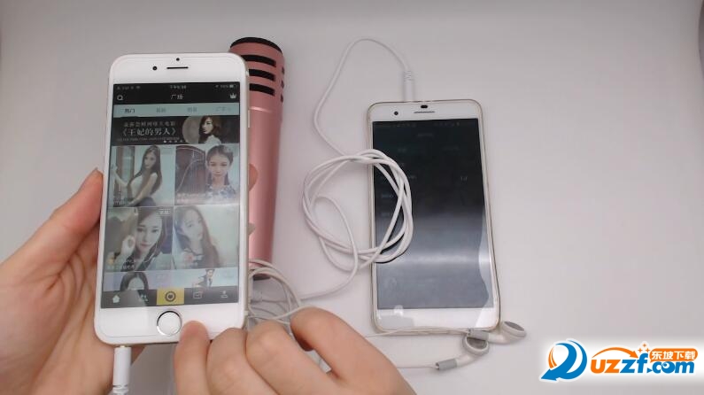 苹果手机花椒直播搭配UM10c直播教程