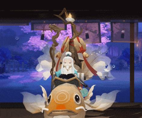 《阴阳师》辉夜姬典藏皮肤胧月动态建模立绘欣赏（辉夜姬之美，由内而外的华丽转换）