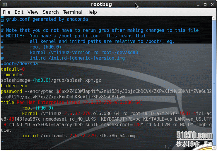 Rhel6服务器系统启动过程浅谈