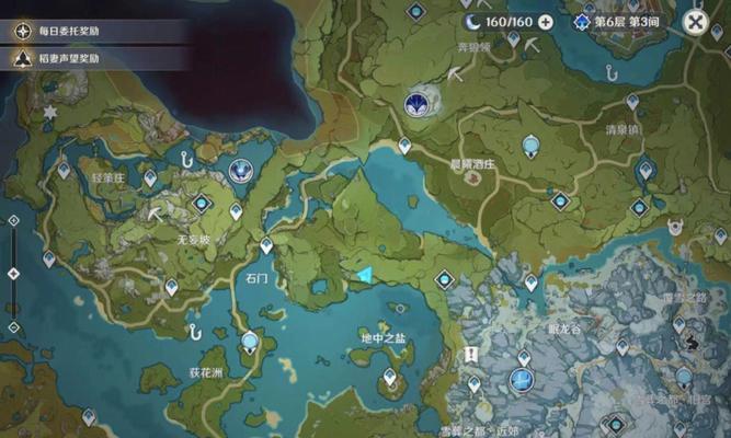 《寻觅仙灵宝地——原神中的仙人洞府攻略》（探索仙境，解开奇迹之门的钥匙）