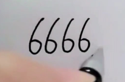 抖音上4个6怎么画手的 4个6画大拇指