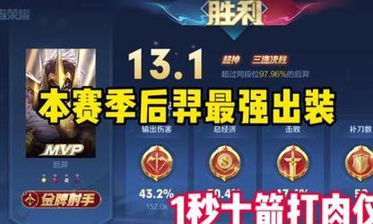 《王者荣耀后羿出装玩法攻略》（全面解析后羿的最佳装备和技巧，助你成为射手王者）