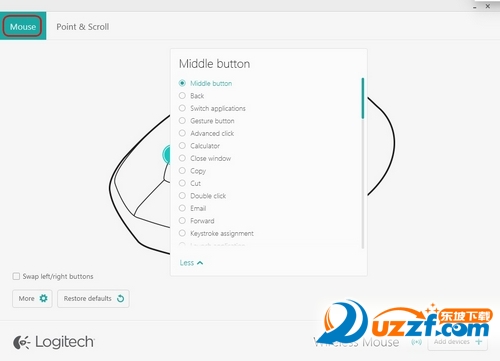 罗技M170/M171/B170 鼠标按钮自定义的教程