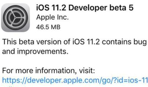 iOS11.2 beta5更新了什么内容 iOS11.2 beta5更新介绍