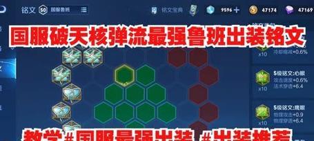 以核弹吕布铭文出装攻略最新（新版本最强铭文搭配，助你驰骋王者峡谷！）