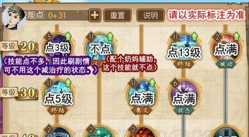 剑灵琴师技能加点攻略（精准加点方式揭秘，掌握琴师之道）