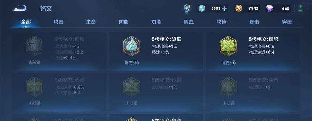 赏金女神出装铭文搭配攻略（挑战正义与潜行的完美组合，打造最强赏金女神装备）