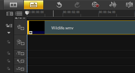 会声会影分割视频中的音频的教程