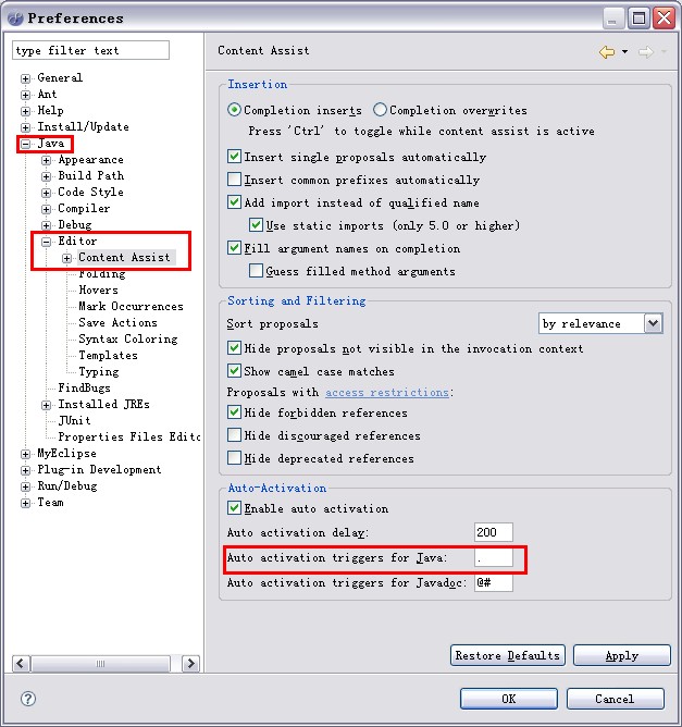 MyEclipse配置中文版javadoc（API）图文教程