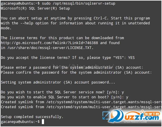 在Linux上安装MS SQL Server