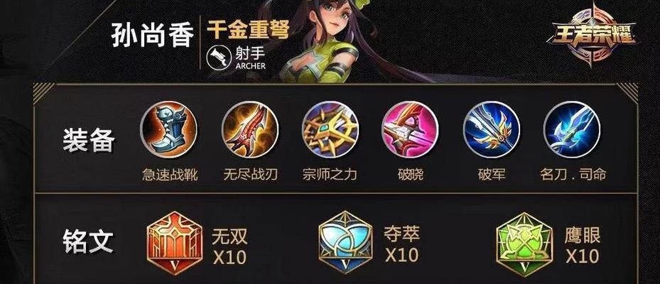 最新香香铭文出装攻略大全（解析香香最强铭文和出装搭配，助你称霸战场）